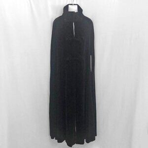 Vintage Purple Velvet Cape Maxi Length Women's Small